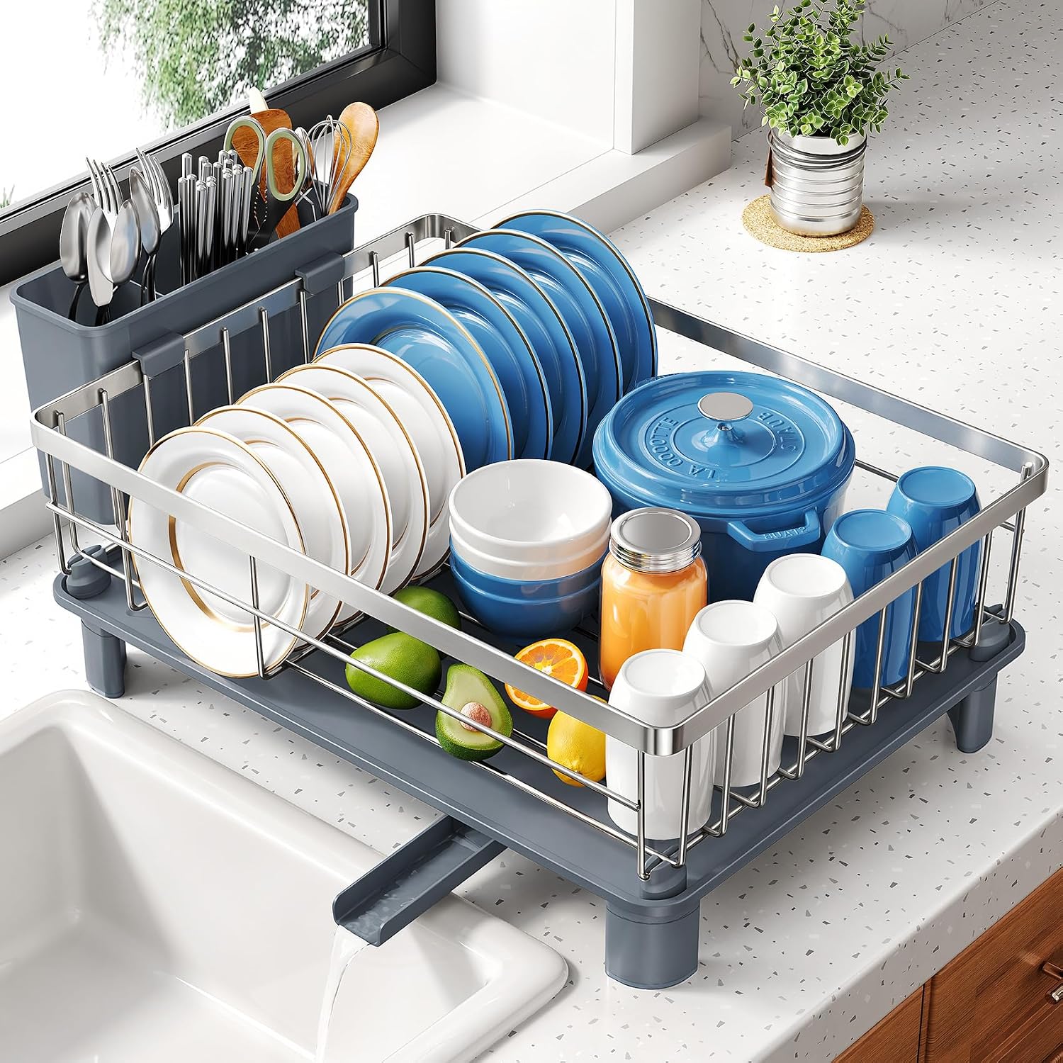 Sntd Dish Drying Rack Small Energy — WeirdThingsToBuy weird find
