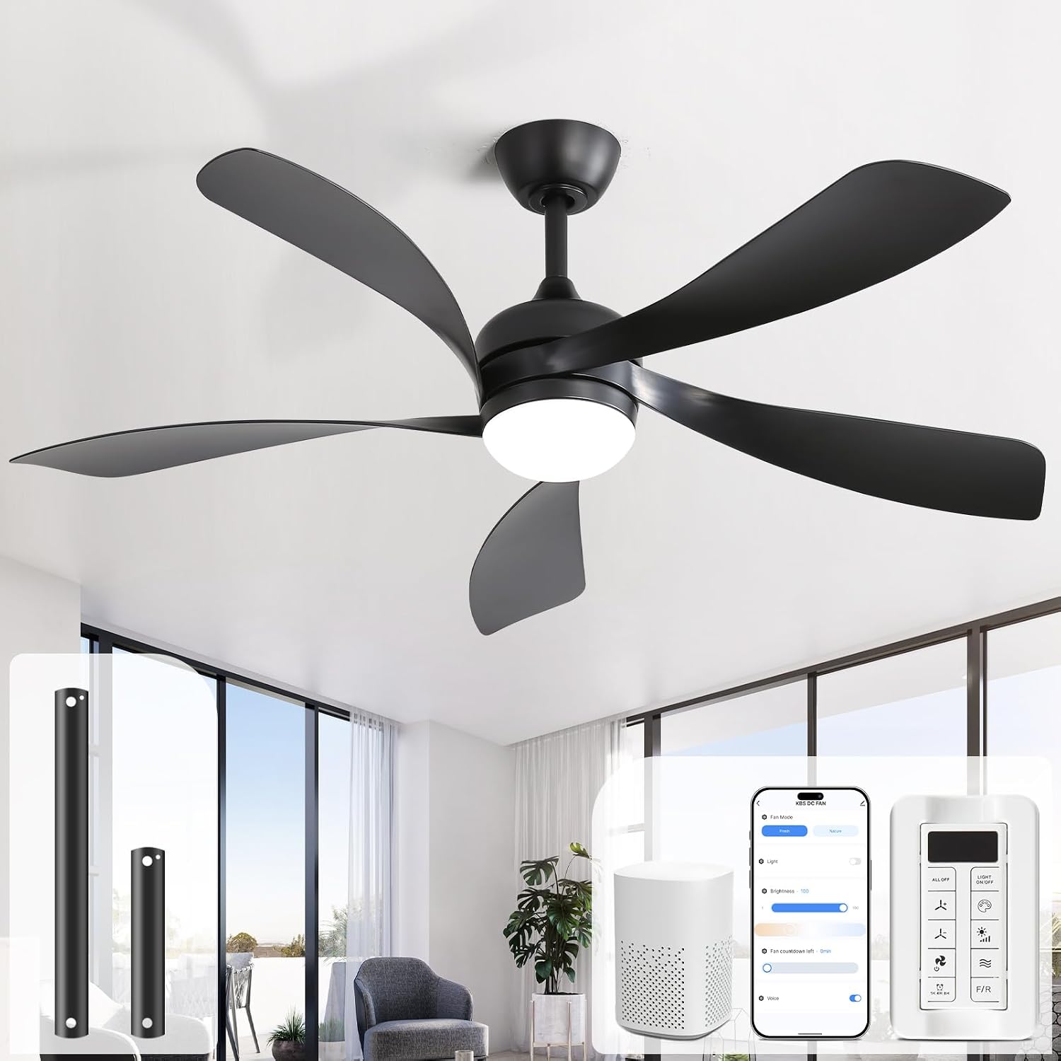 Sofucor 52 Inch Smart Ceiling — WeirdThingsToBuy weird find