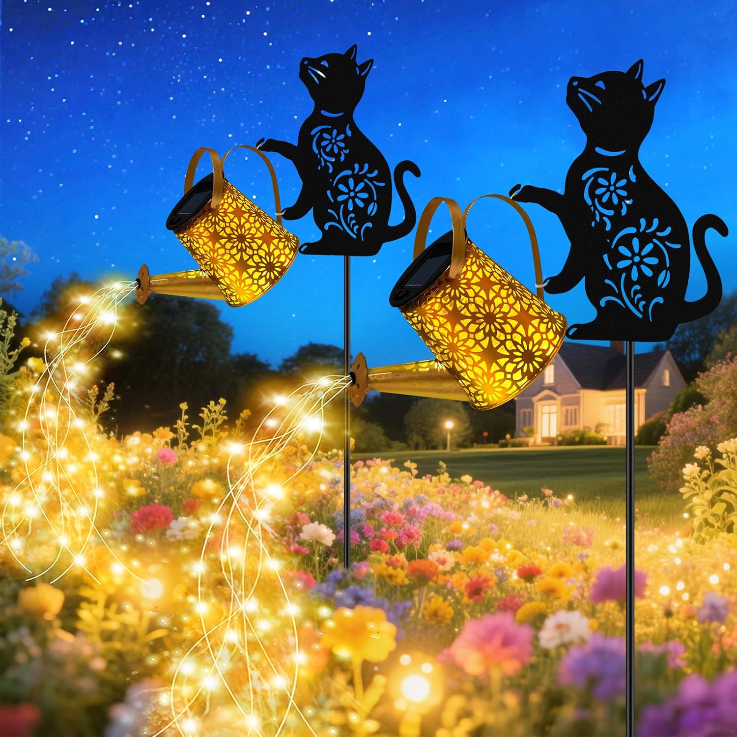 Solar Lights Outdoor 2 Pack Energy — WeirdThingsToBuy weird find