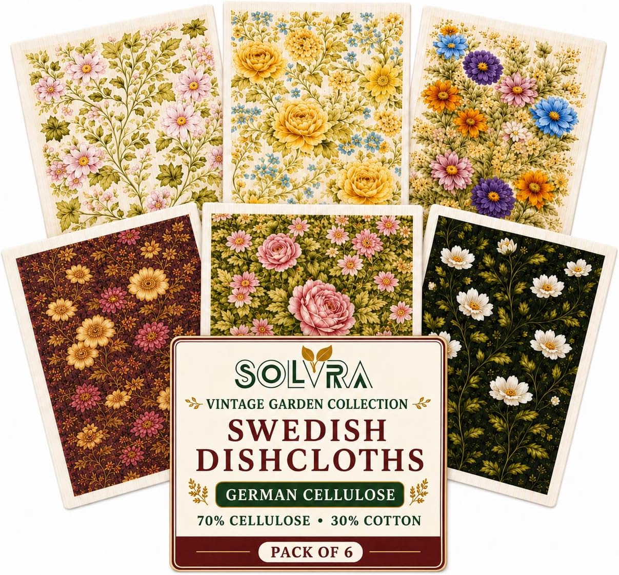 Solvra 6 Vintage Swedish Dishcloths — WeirdThingsToBuy weird find