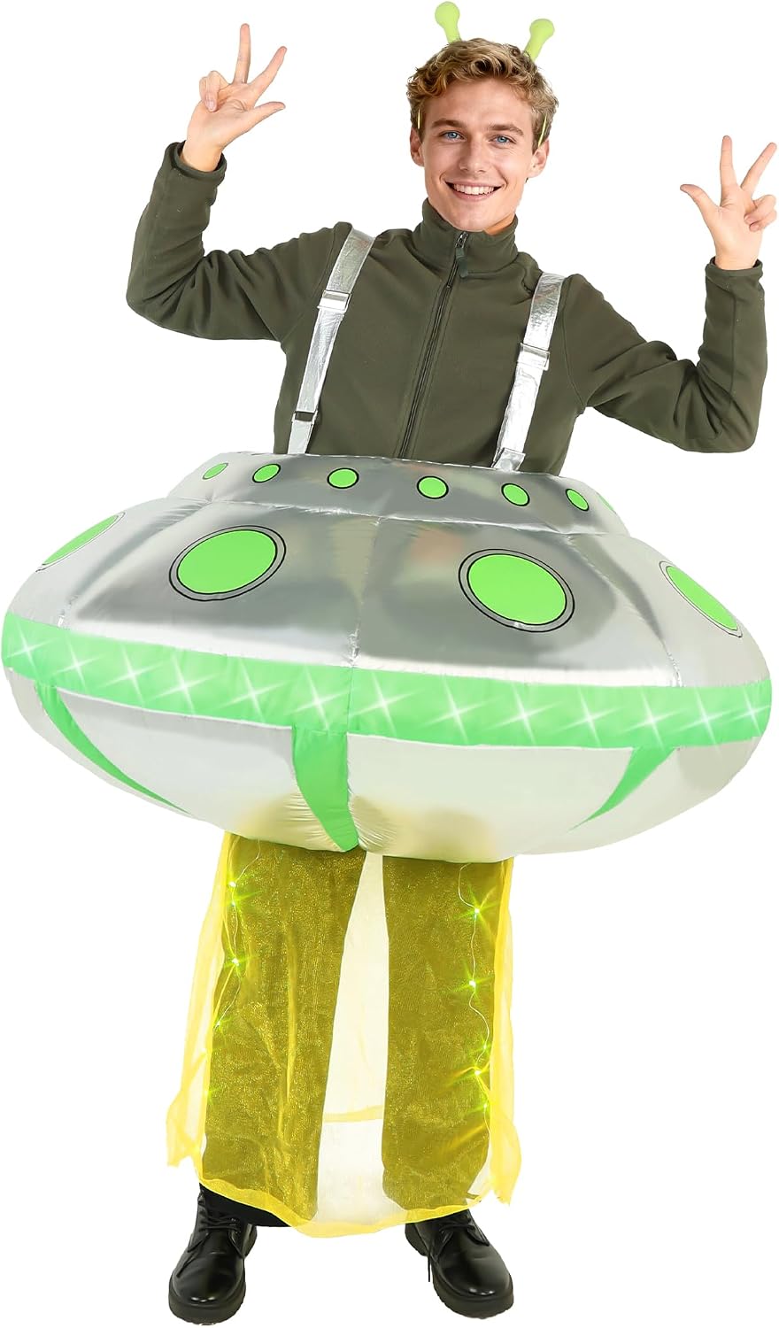 Spaceship Halloween Inflatable Costume — WeirdThingsToBuy weird find