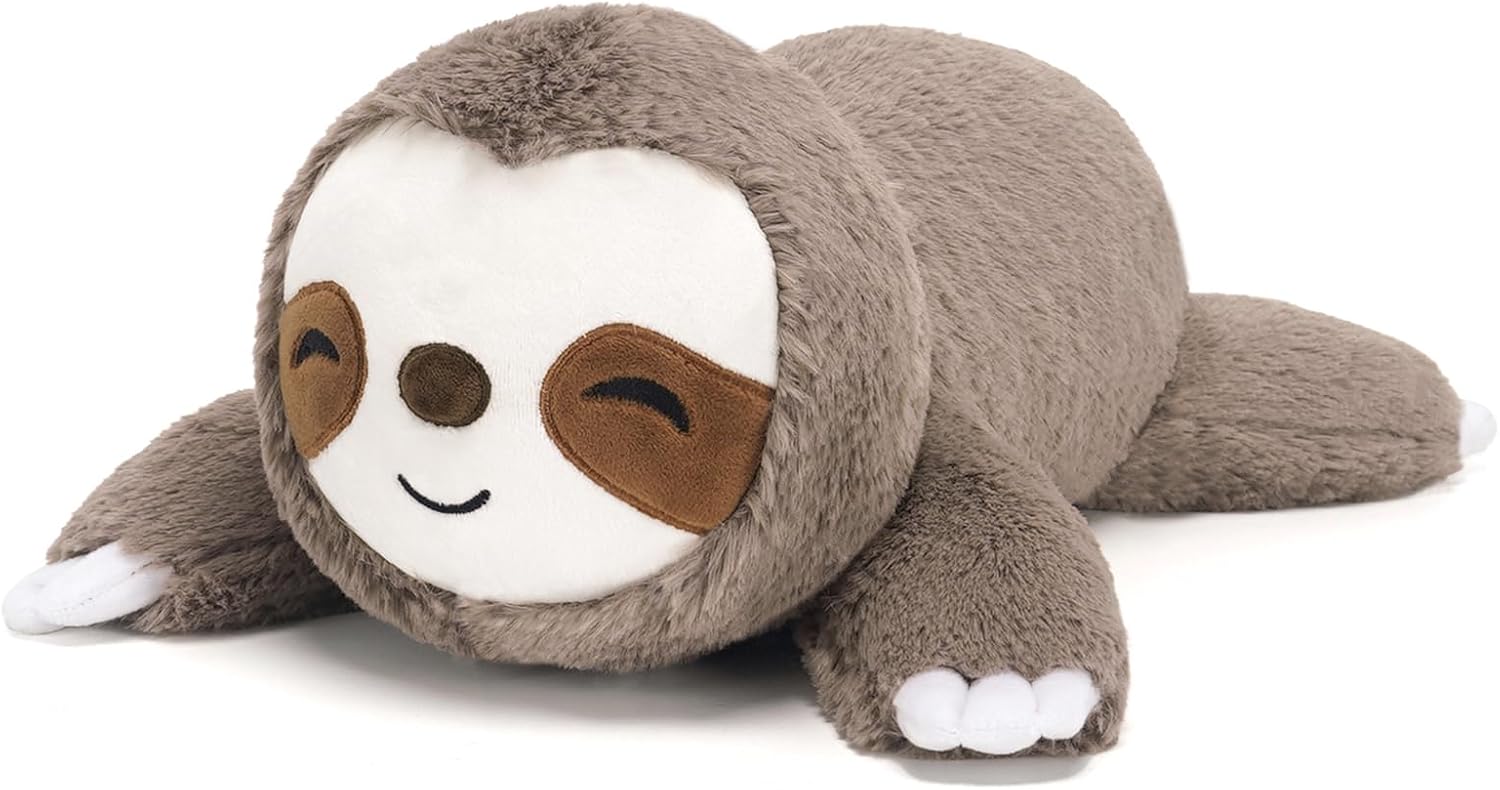 Sqeqe Weighted Stuffed Animals Sloth Energy — WeirdThingsToBuy weird find
