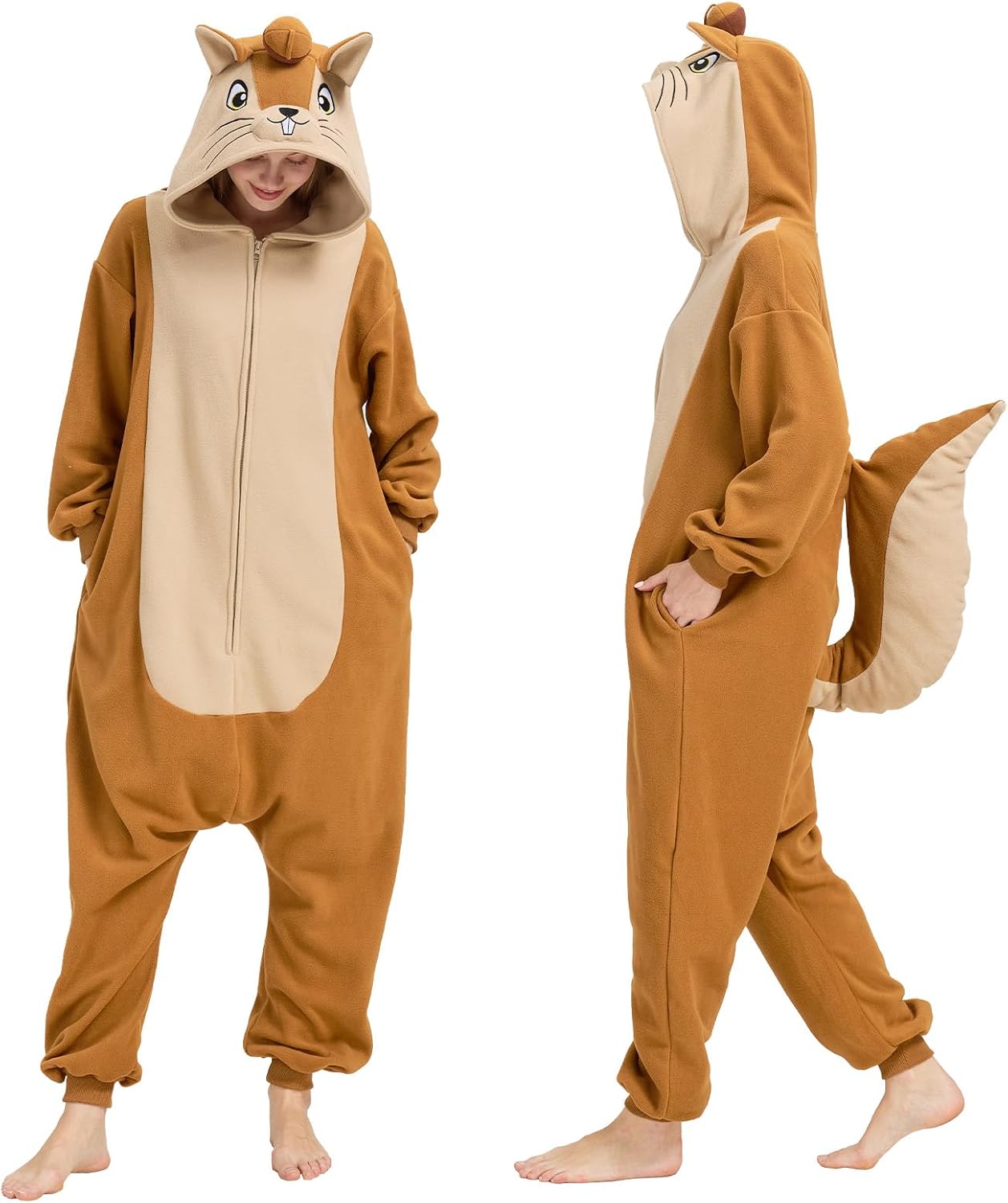 Squirrel Onesie Pajamas Adults Halloween Situation — WeirdThingsToBuy weird find