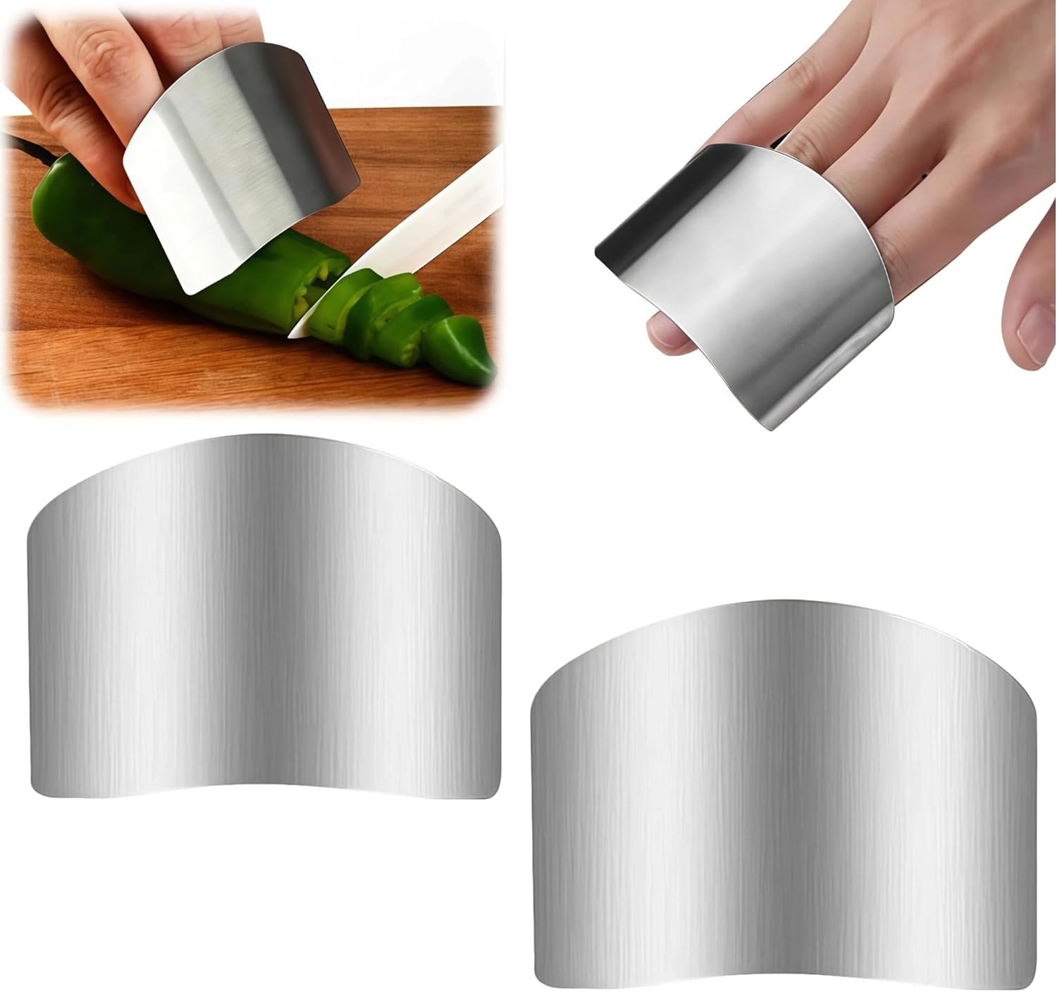 Stainless Steel Finger Guard Universal Energy — WeirdThingsToBuy weird find