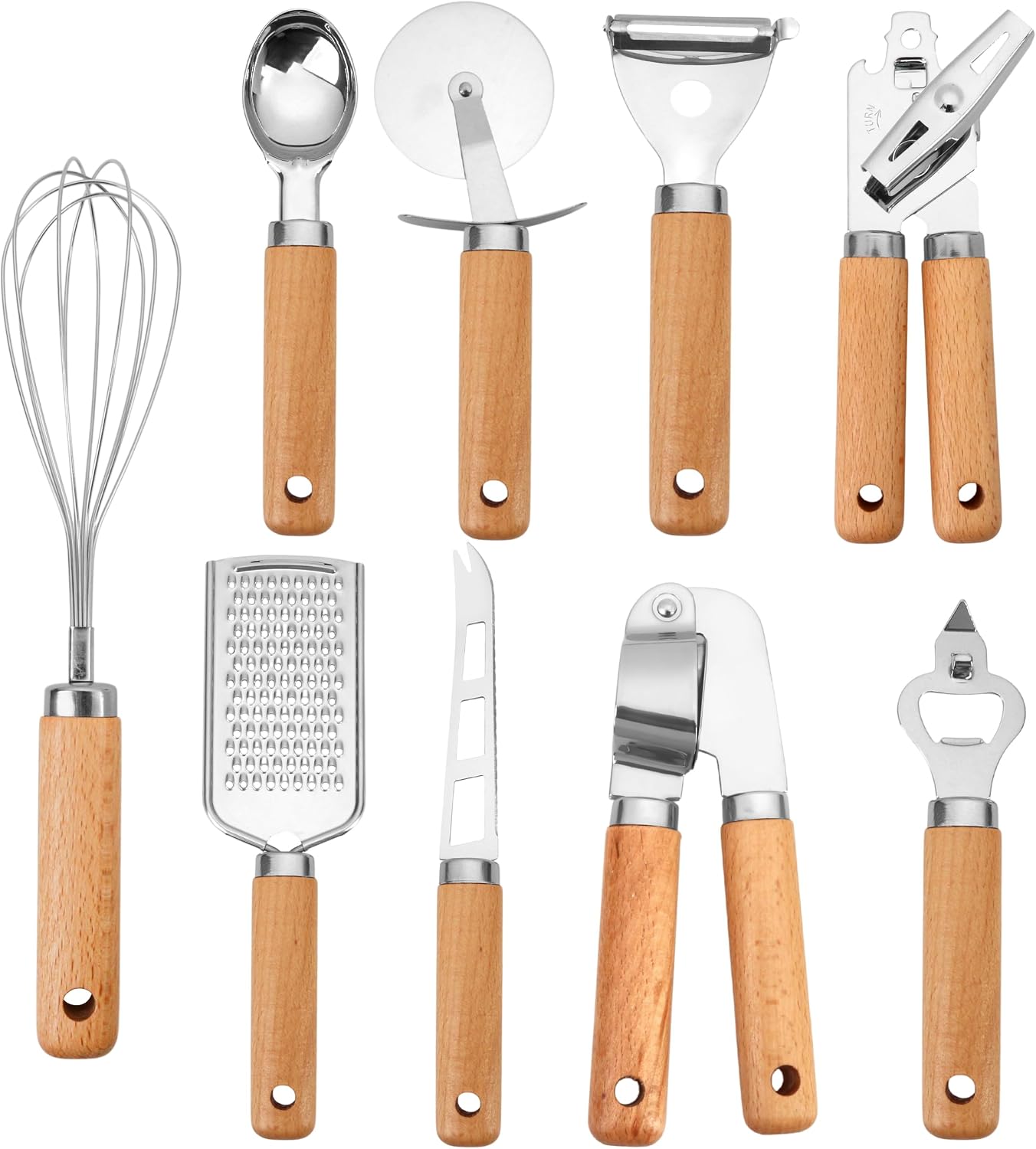 Stainless Steel Kitchen Gadget Set — WeirdThingsToBuy weird find