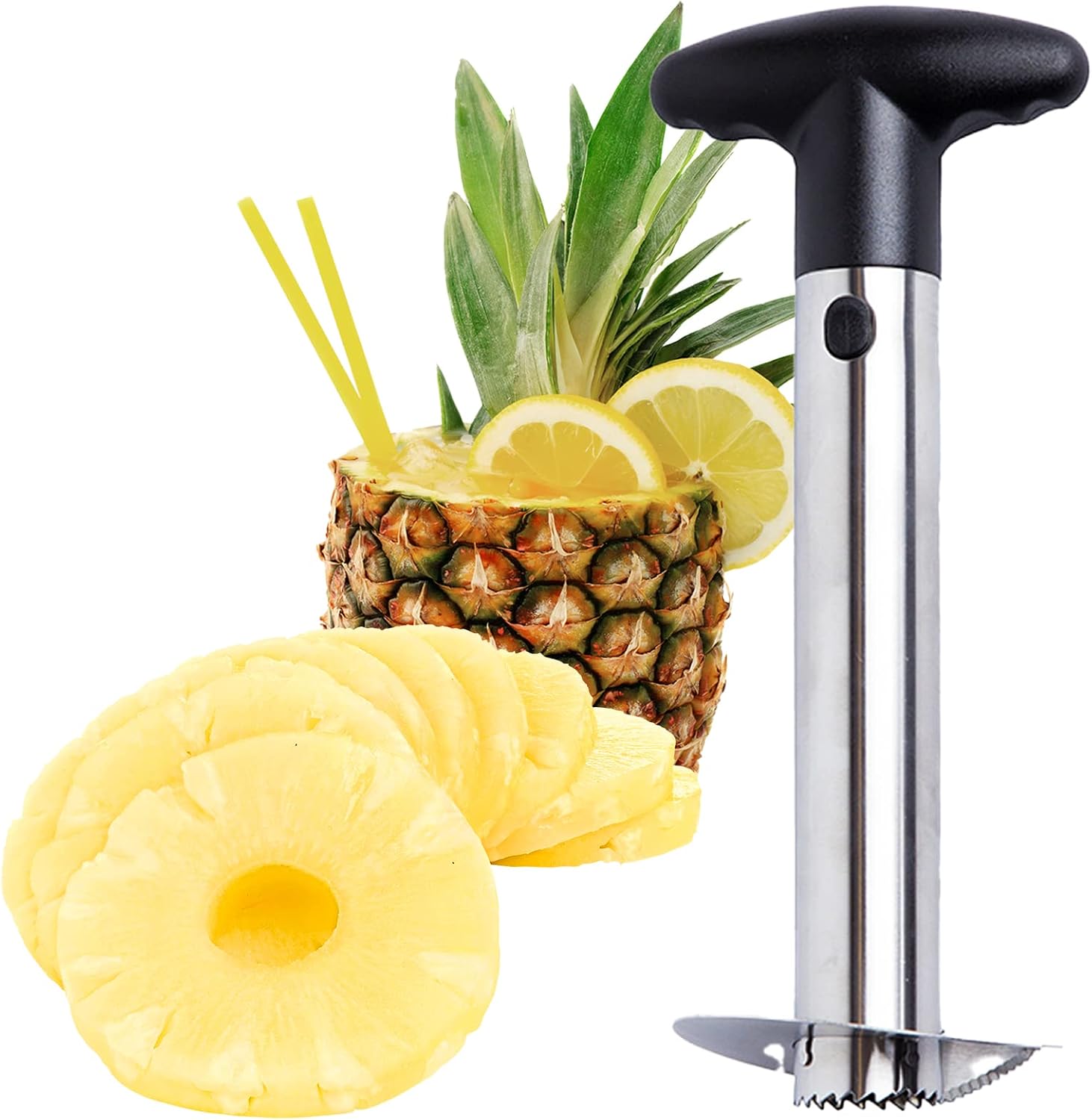 Stainless Steel Pineapple Corer a — WeirdThingsToBuy weird find