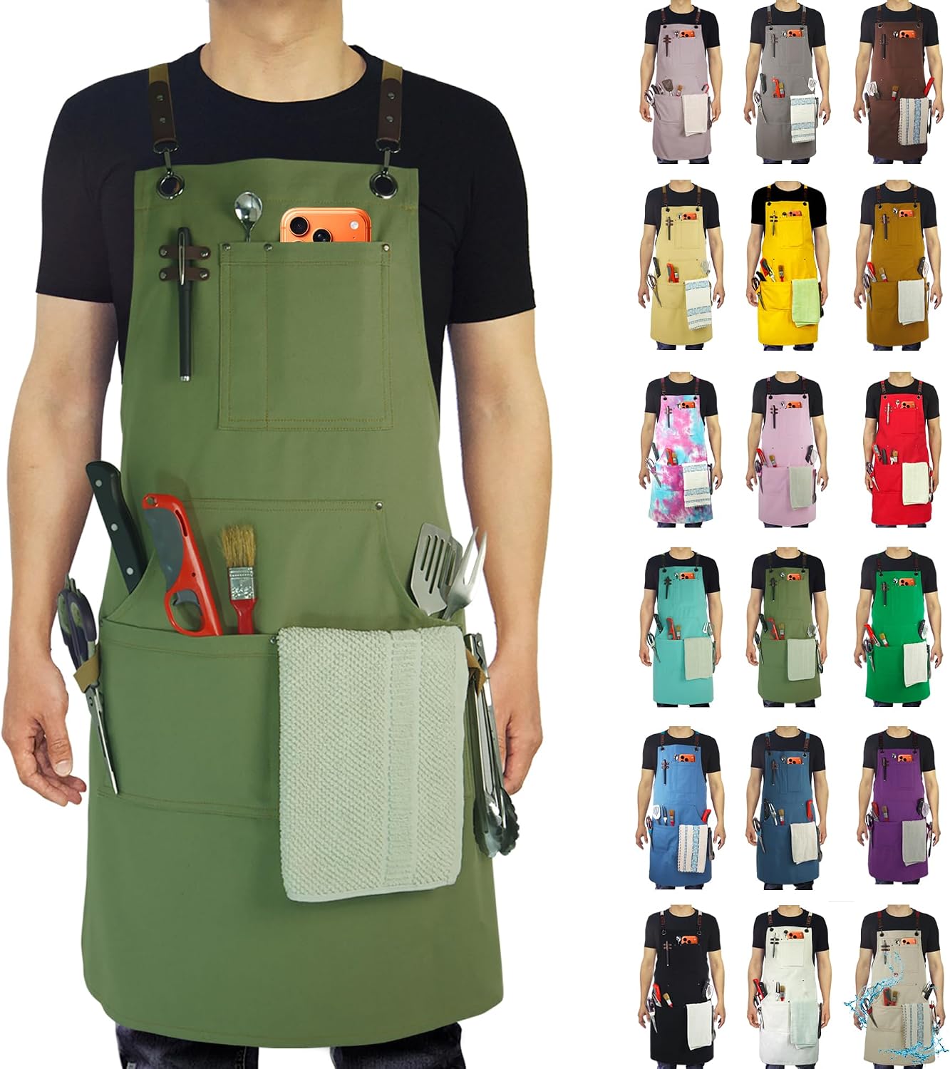 Stenffy Kitchen Apron Work Apron — WeirdThingsToBuy weird find