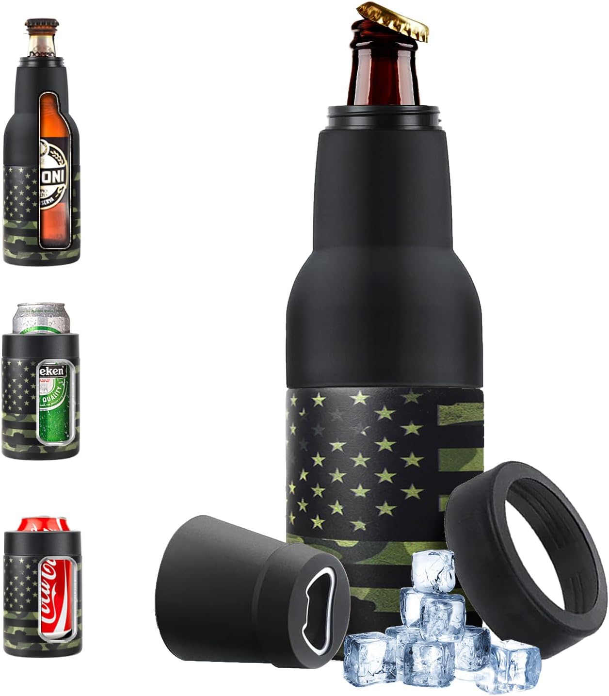 Stepstall Can Cooler Beer Bottle — WeirdThingsToBuy weird find