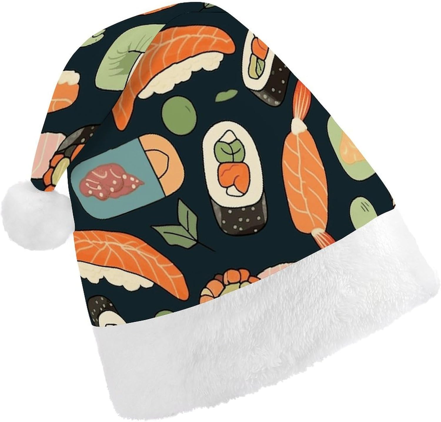 Sushi Food Pattern Printed Santa Energy — WeirdThingsToBuy weird find