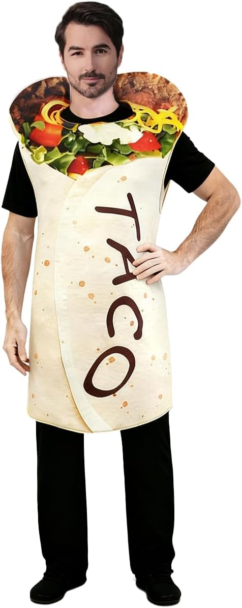 Taco Costume Adult Fun Food Energy — WeirdThingsToBuy weird find
