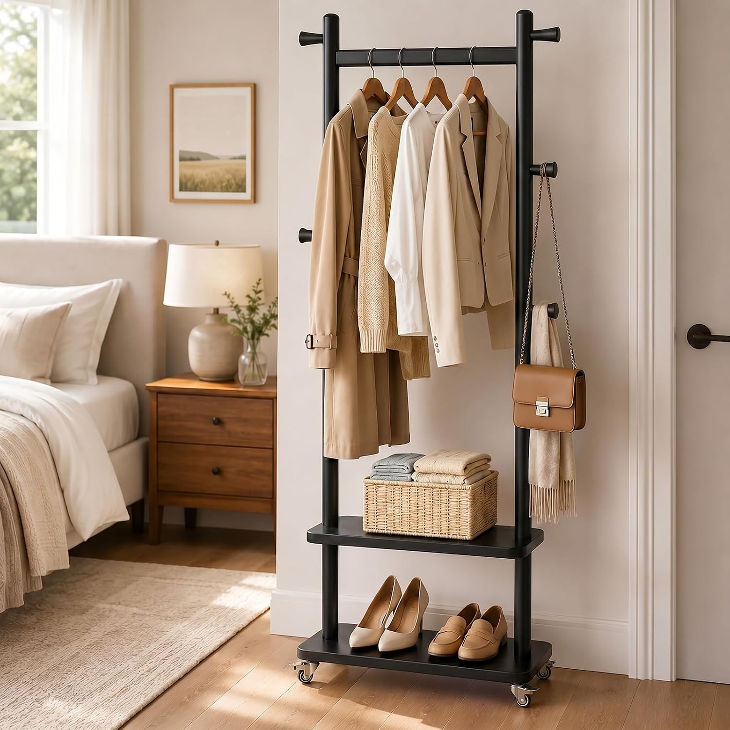 Taitiy Coat Rack Freestanding Solid Situation — WeirdThingsToBuy weird find