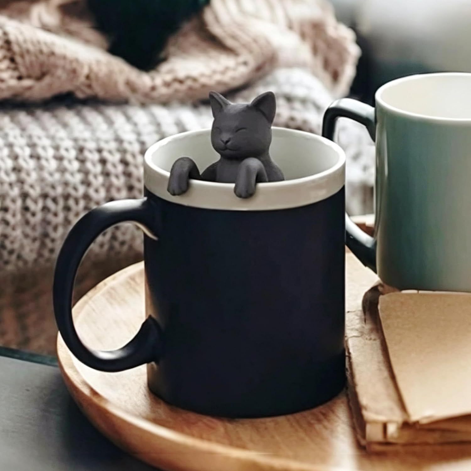 Tea Infuser Adorable Cat Situation — WeirdThingsToBuy weird find