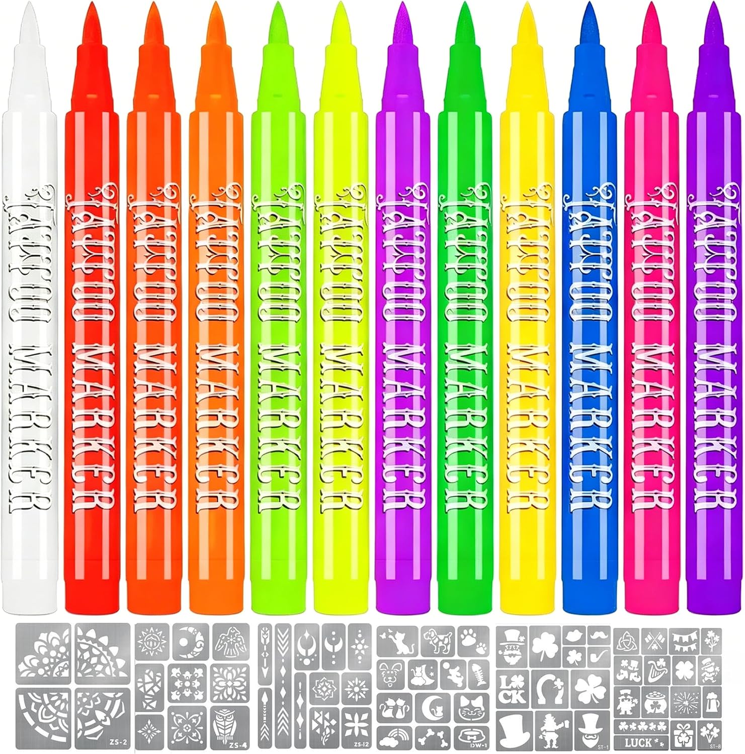 Temporary Tattoo Markers Skin 12 Energy — WeirdThingsToBuy weird find