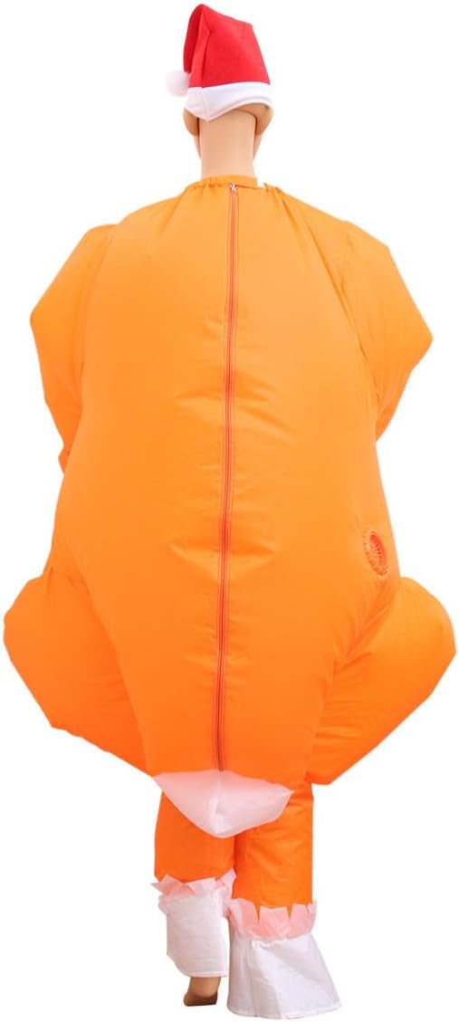 Thanksgiving Turkey Inflatable Costume Xmas Energy — WeirdThingsToBuy weird find