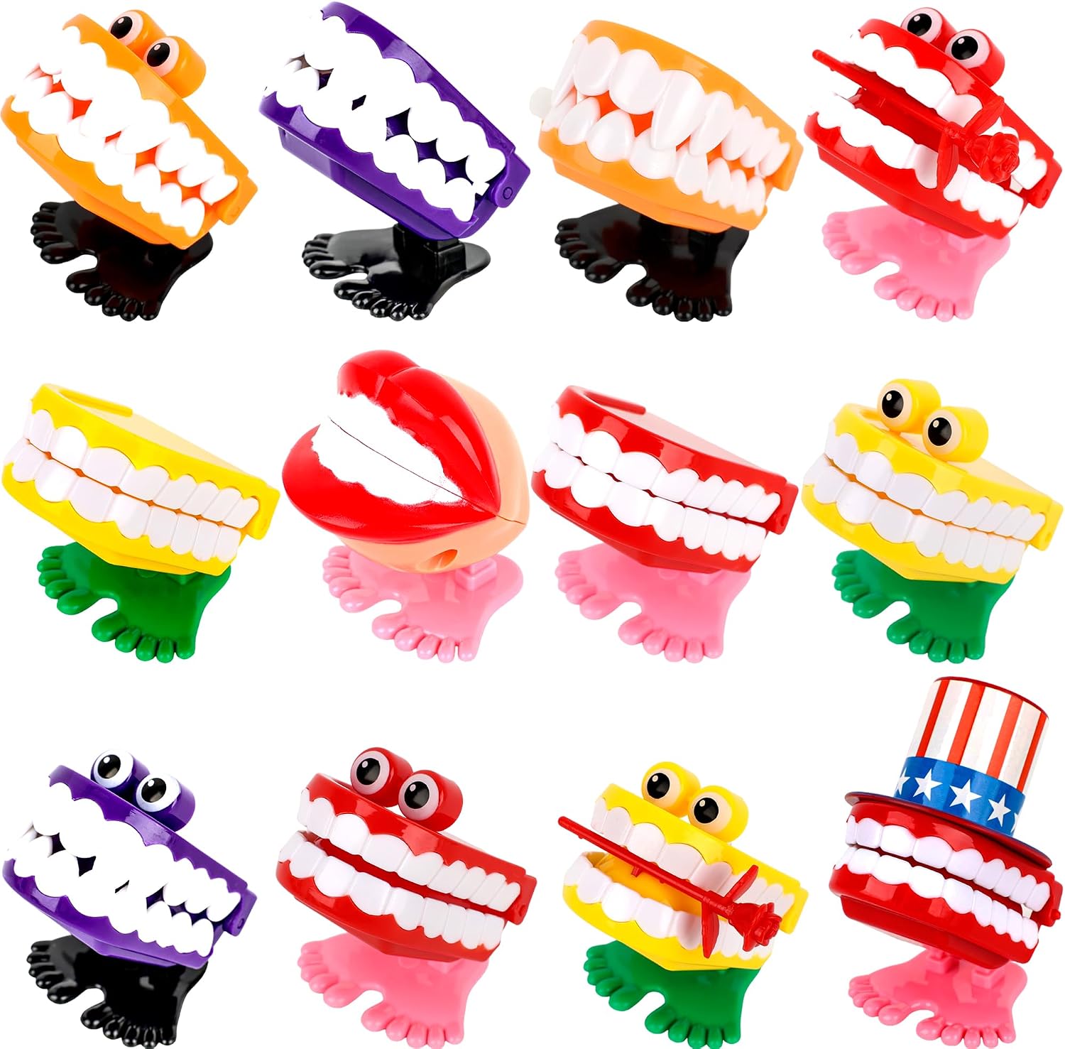 The 12 Wind up Teeth Chattering — WeirdThingsToBuy weird find