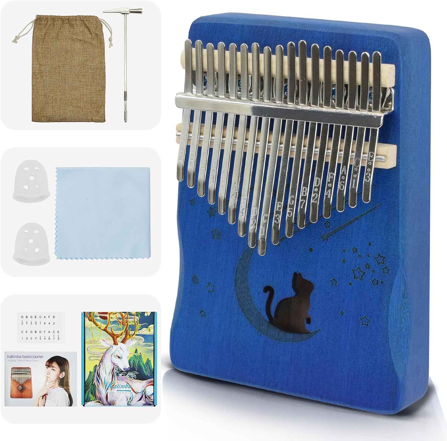 The 17 Key Kalimba Thumb Piano — WeirdThingsToBuy weird find