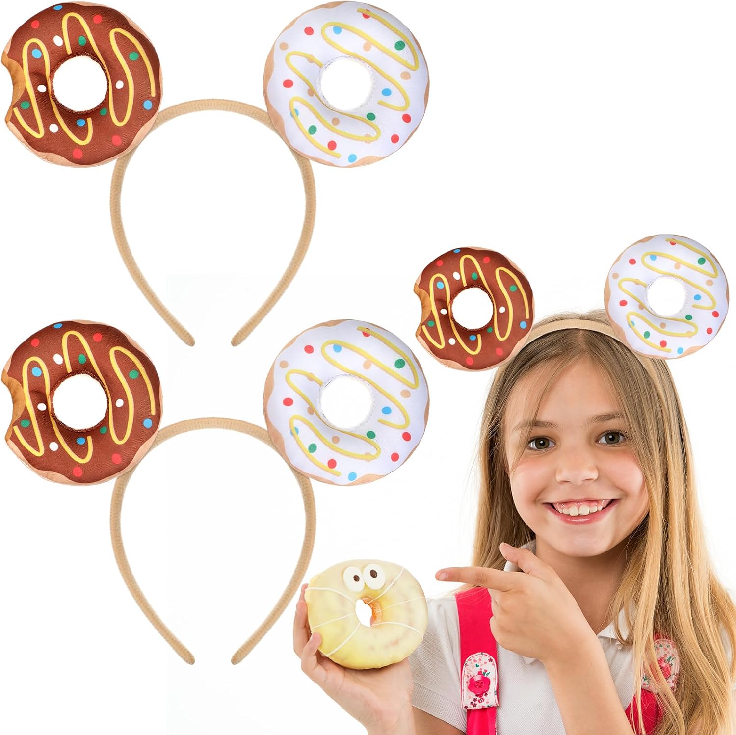 The 2 Donut Headband Donut Costume — WeirdThingsToBuy weird find