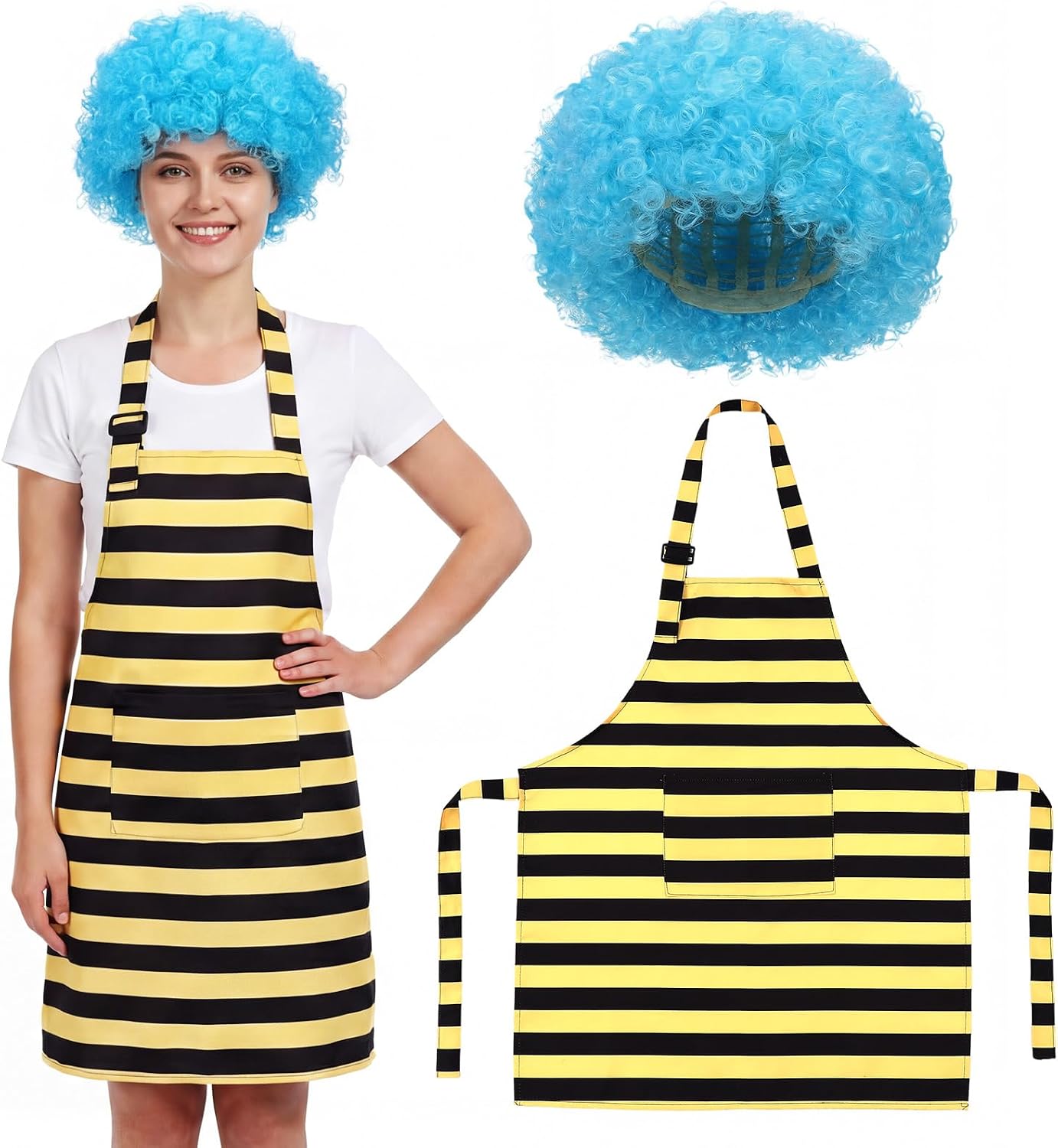 The 2 Fluffy Afro Wig Clown — WeirdThingsToBuy weird find
