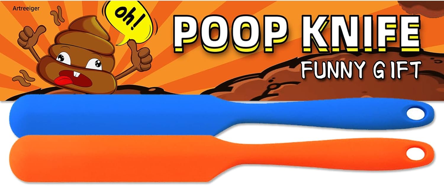 The 2 Pack Poop Knife Silicone — WeirdThingsToBuy weird find