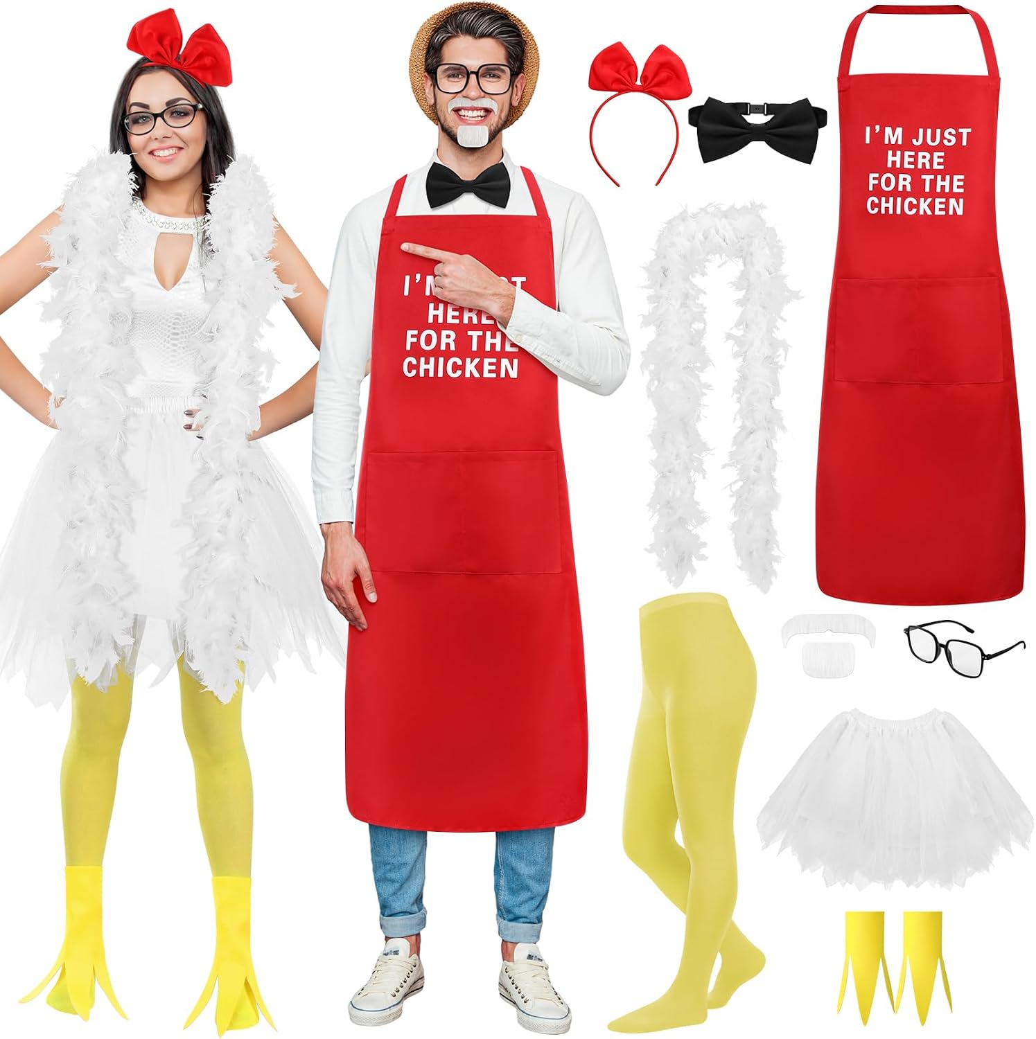 The 2 Sets Halloween Chicken Chef — WeirdThingsToBuy weird find