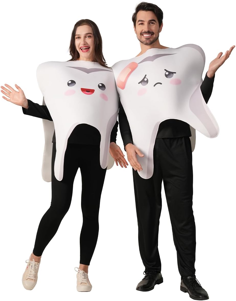 The 2pcs Adult Couple Tooth Costume — WeirdThingsToBuy weird find