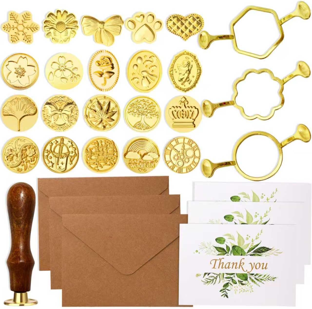 The 30pcs Wax Seal Stamp Kit — WeirdThingsToBuy weird find