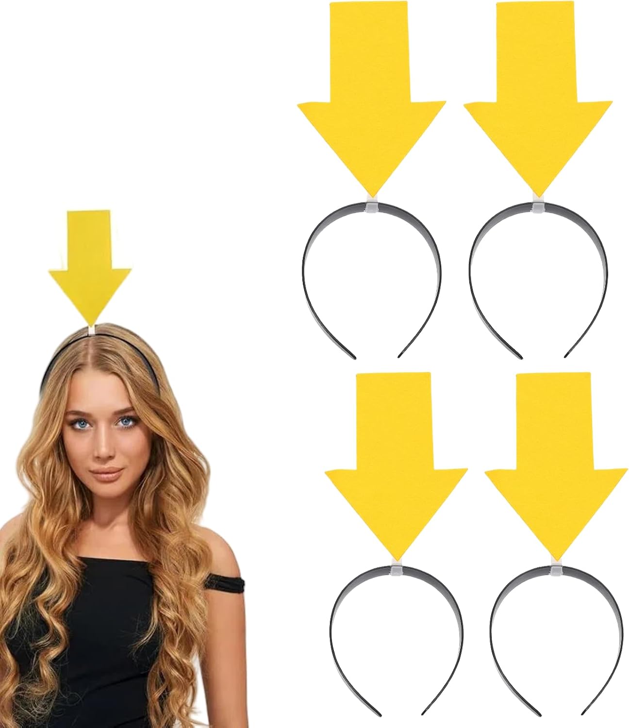 The 4 Arrow Headband Funny Yellow — WeirdThingsToBuy weird find