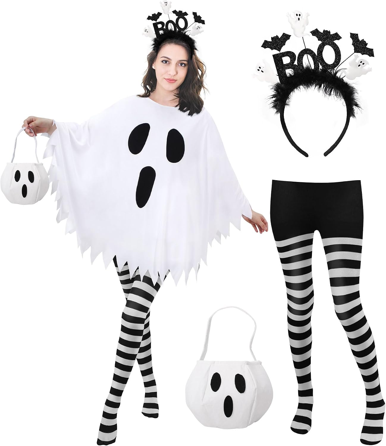 The 4 Ghost Costume Women Halloween — WeirdThingsToBuy weird find