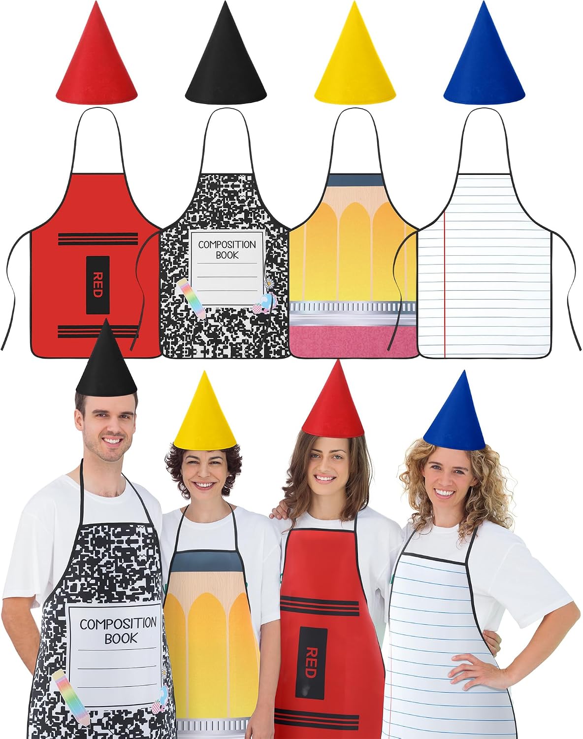 The 4 Set Halloween Stationery Apron — WeirdThingsToBuy weird find