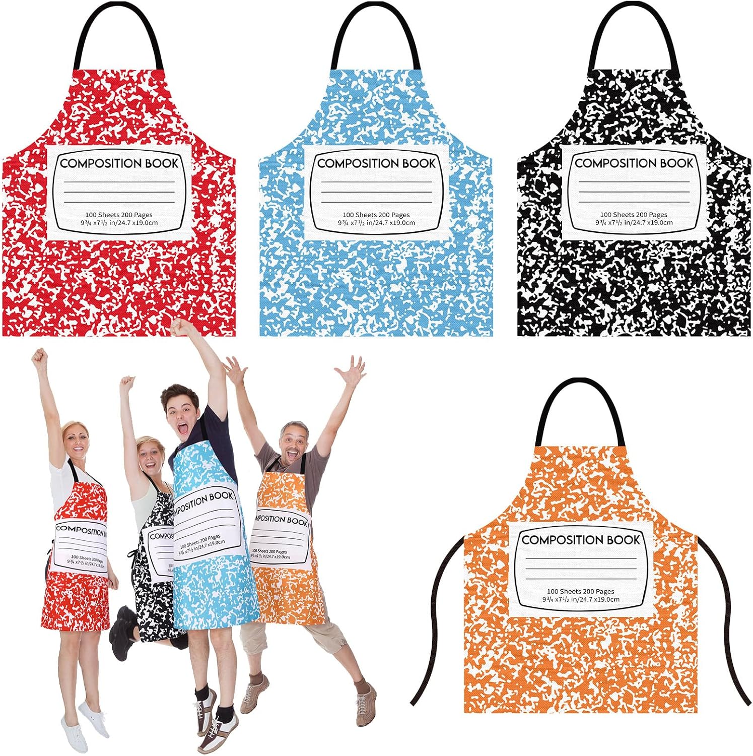 The 4pcs Back to School Apron — WeirdThingsToBuy weird find