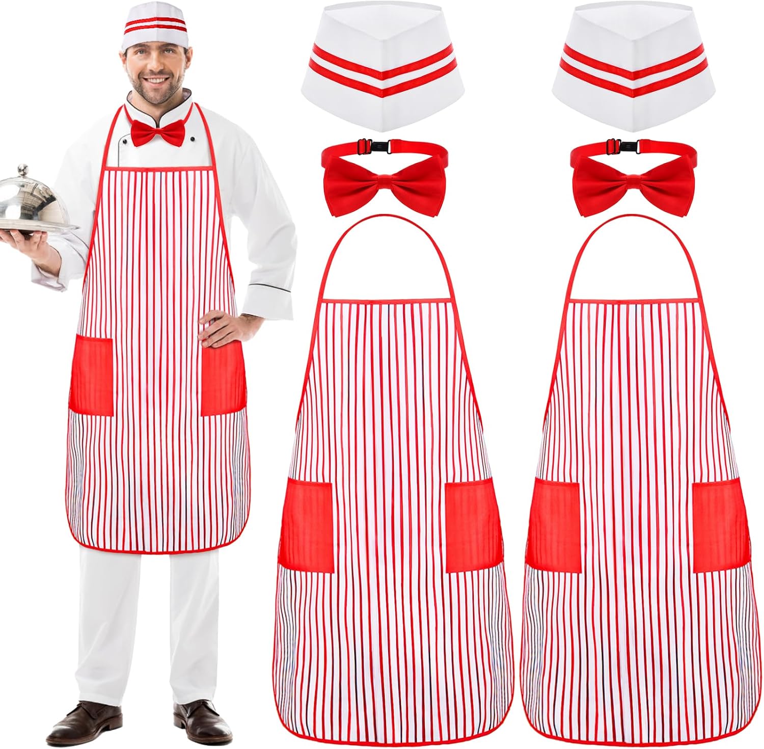 The 6 1950s Adult Waiter Costume — WeirdThingsToBuy weird find