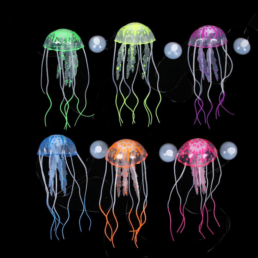 The 6 Artificial Jellyfish Decor Aquarium — WeirdThingsToBuy weird find
