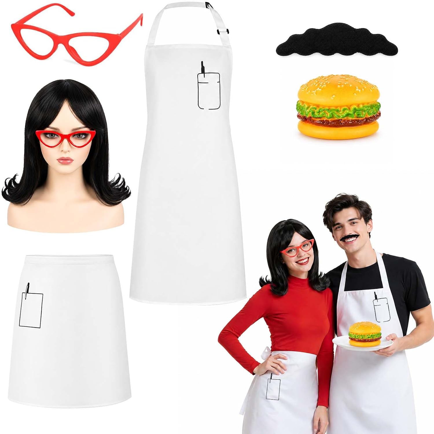 The 6 Halloween Restaurant Couple Costume — WeirdThingsToBuy weird find