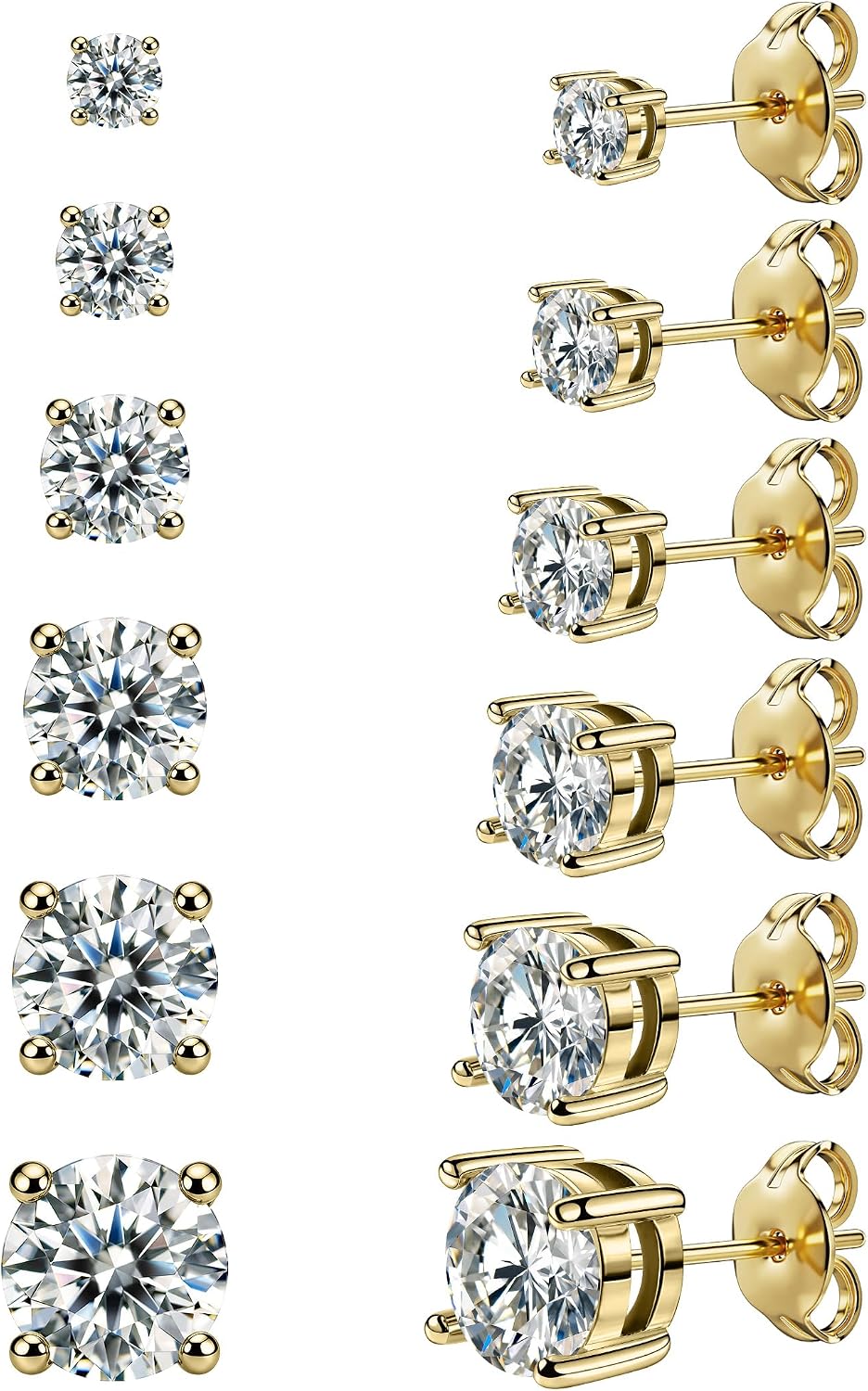 The 6 Pairs Stud Earrings Set — WeirdThingsToBuy weird find