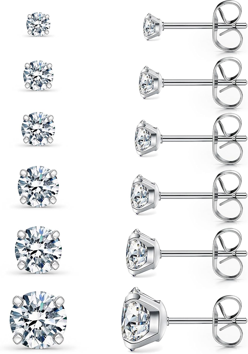 The 6 Pairs Stud Earrings Set — WeirdThingsToBuy weird find