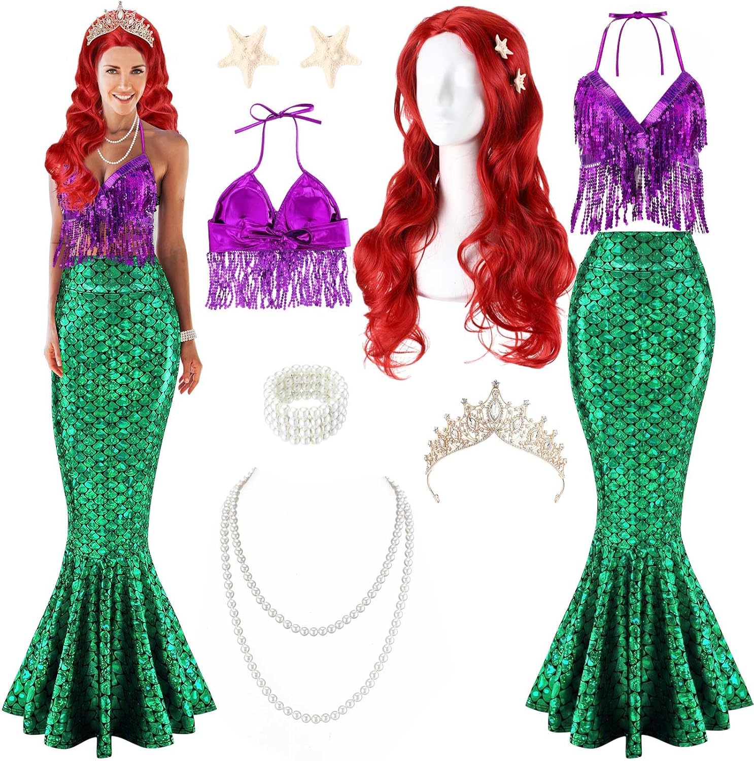 The 8 Mermaid Costume Women Halloween — WeirdThingsToBuy weird find