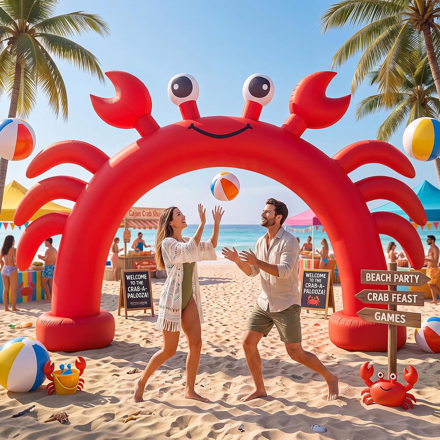 The 9 ft Crab Inflatable Arch — WeirdThingsToBuy weird find