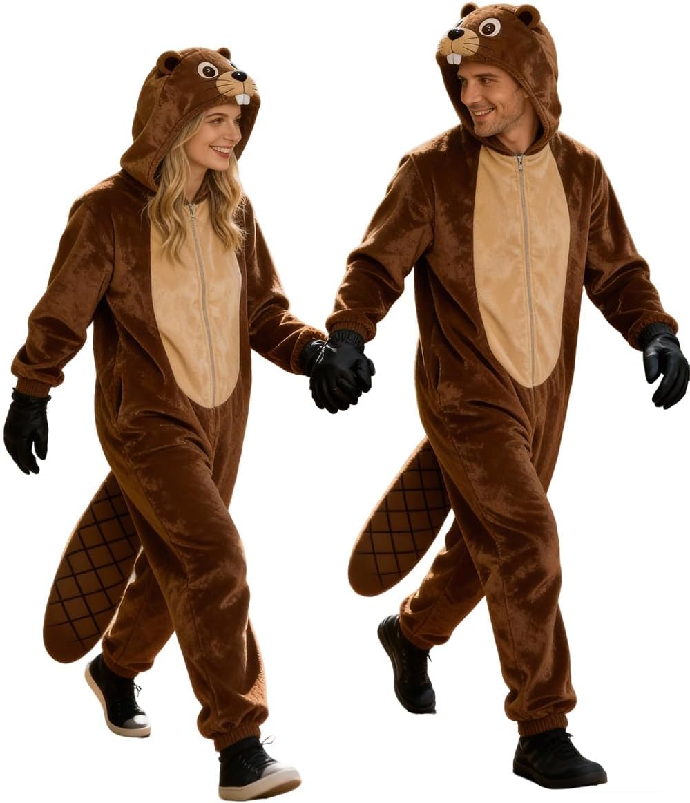 The Adult Beaver Onesie Funny Beaver — WeirdThingsToBuy weird find