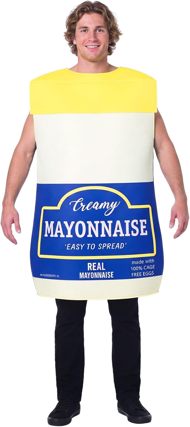 The Adult Mayonnaise Costume Halloween Funny — WeirdThingsToBuy weird find