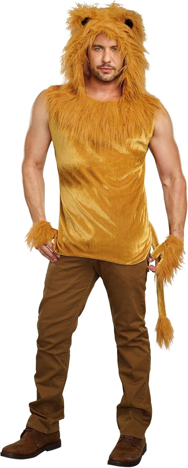 The Adult Mens Lion Costume King — WeirdThingsToBuy weird find