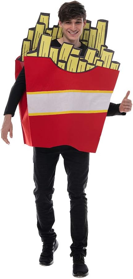 The Adult's French Fries Costume Halloween — WeirdThingsToBuy weird find