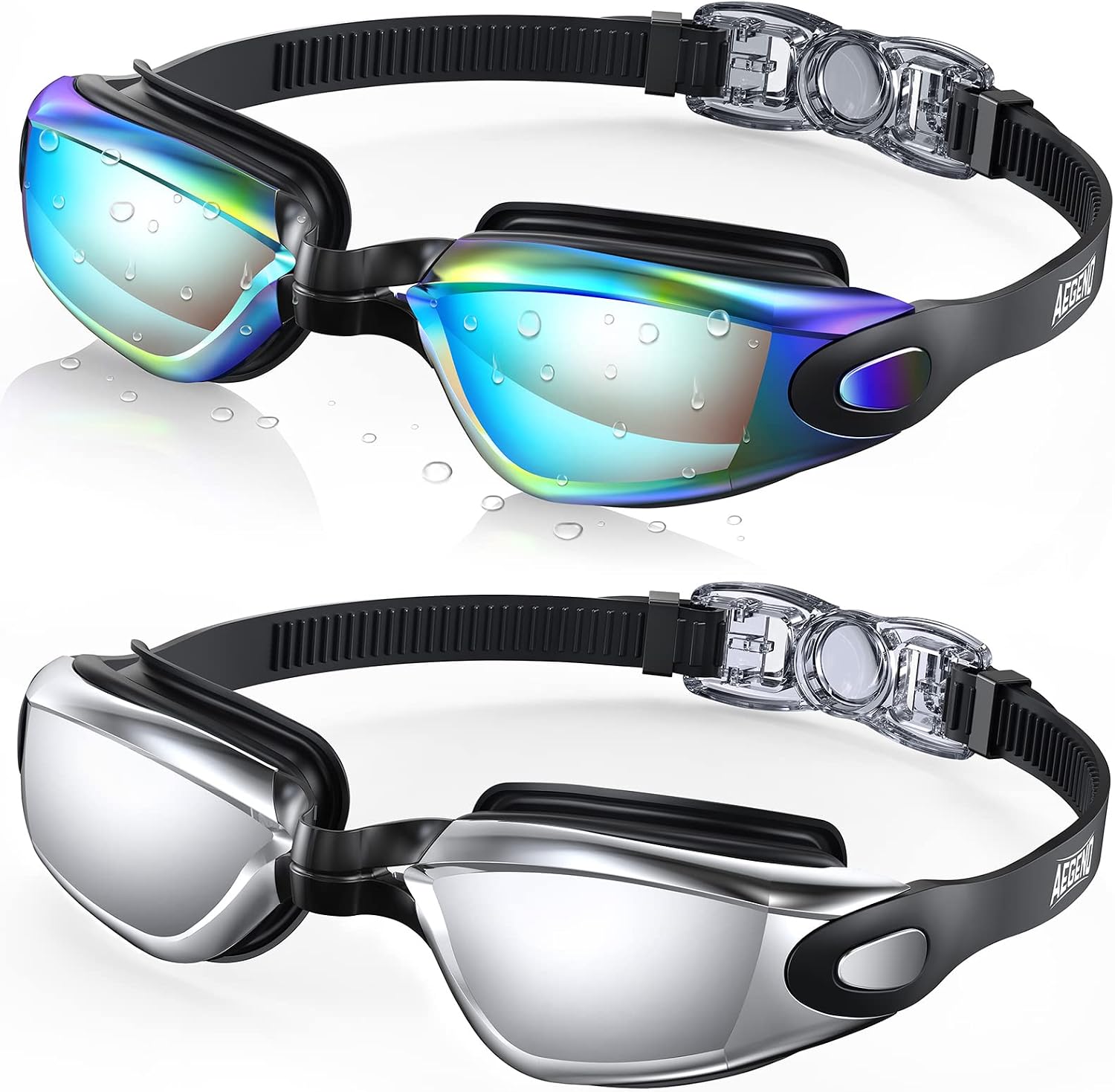 The Aegend Swim Goggles 2 Pack — WeirdThingsToBuy weird find