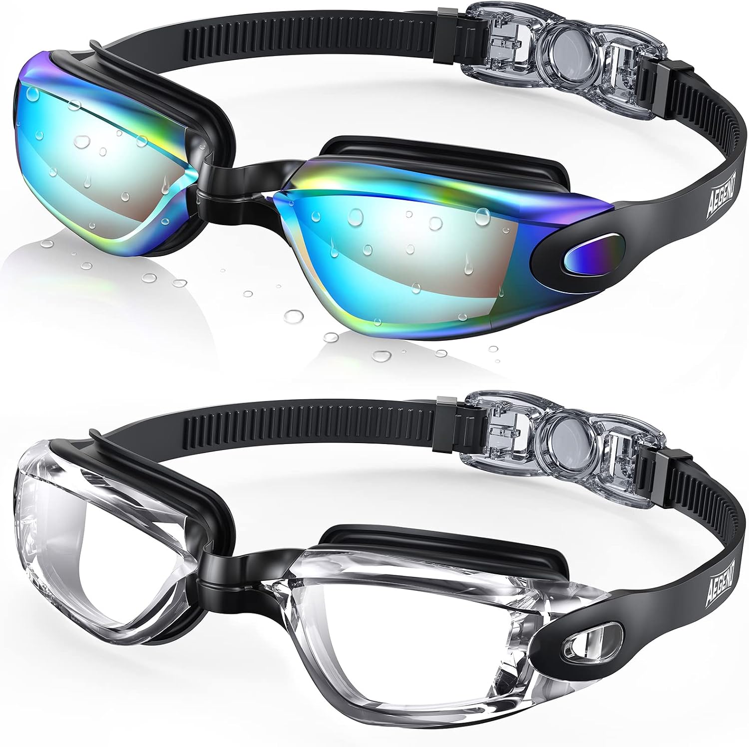 The Aegend Swim Goggles 2 Pack — WeirdThingsToBuy weird find