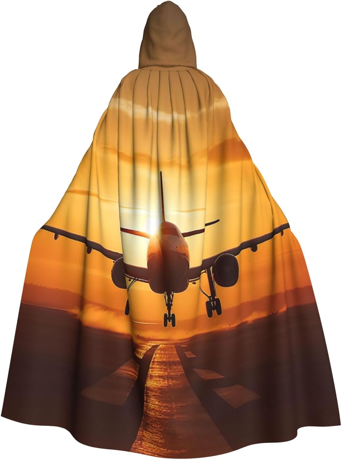 The Aircraft Plane at Sunset Hooded — WeirdThingsToBuy weird find