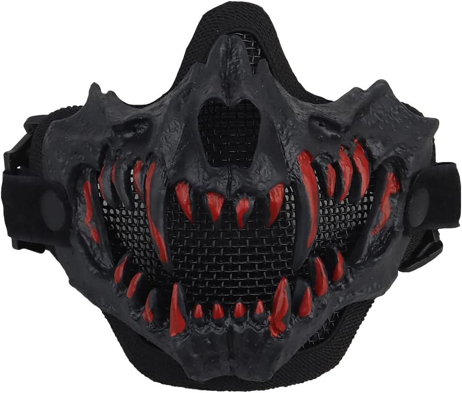 The Airsoft Half Face Masks Tactical — WeirdThingsToBuy weird find