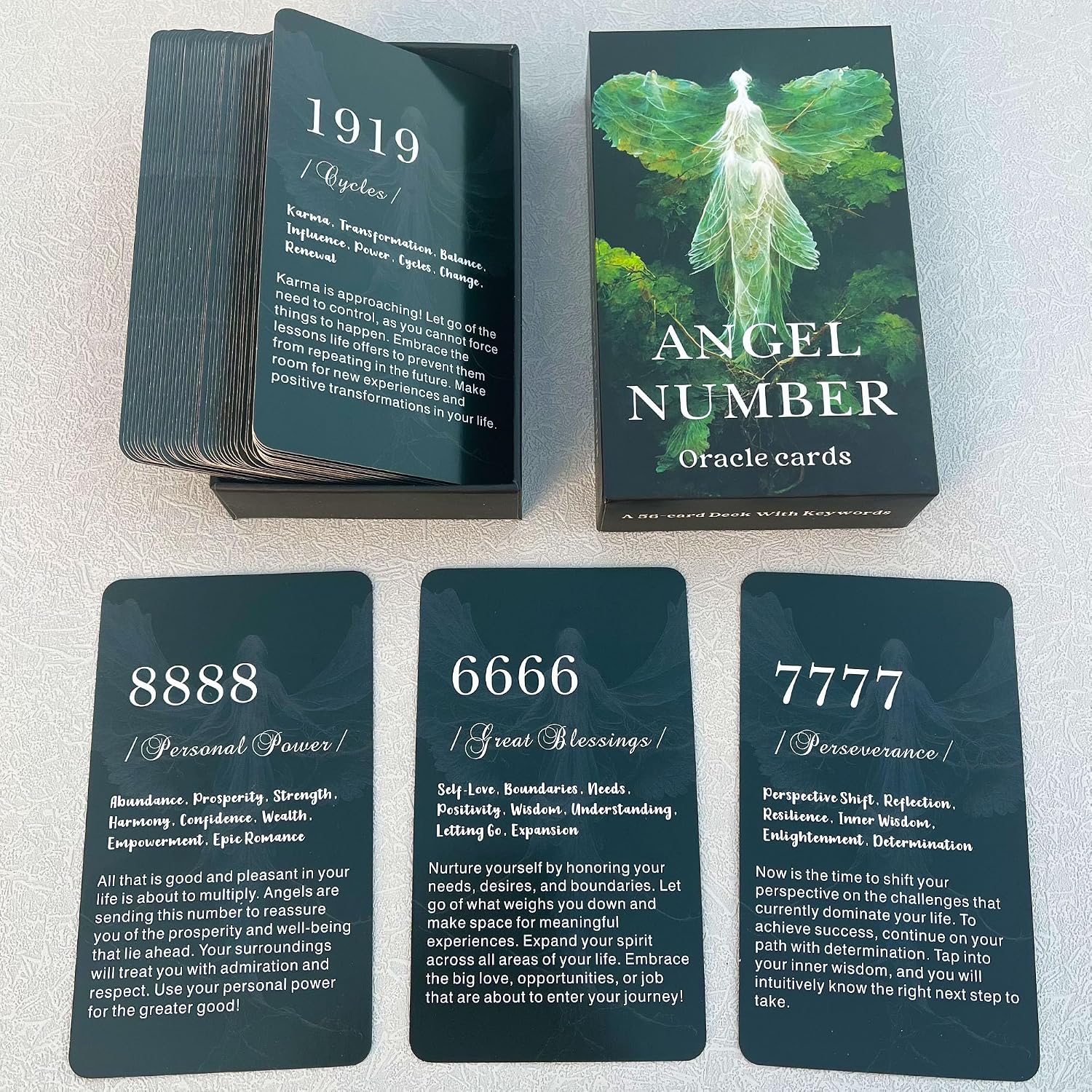The Angel Numbers Oracle Cards Oracle — WeirdThingsToBuy weird find