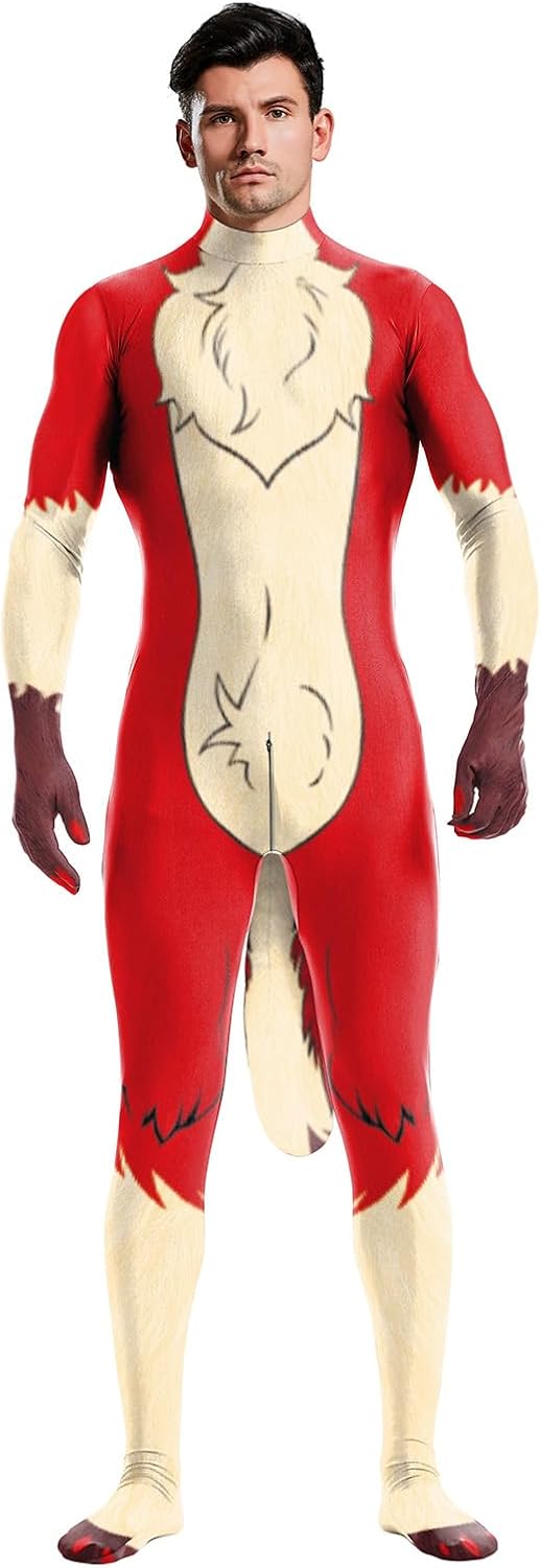 The Animal Full Bodysuit Men Muscle — WeirdThingsToBuy weird find