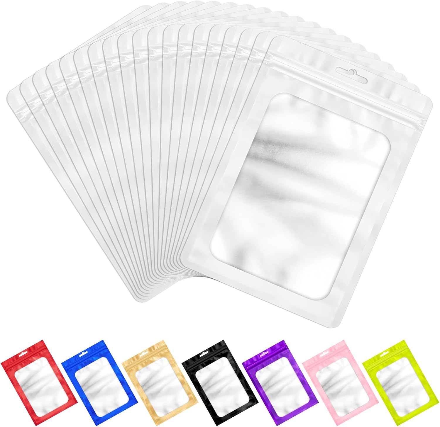 The Anznku 100pcs White Mylar Bags — WeirdThingsToBuy weird find
