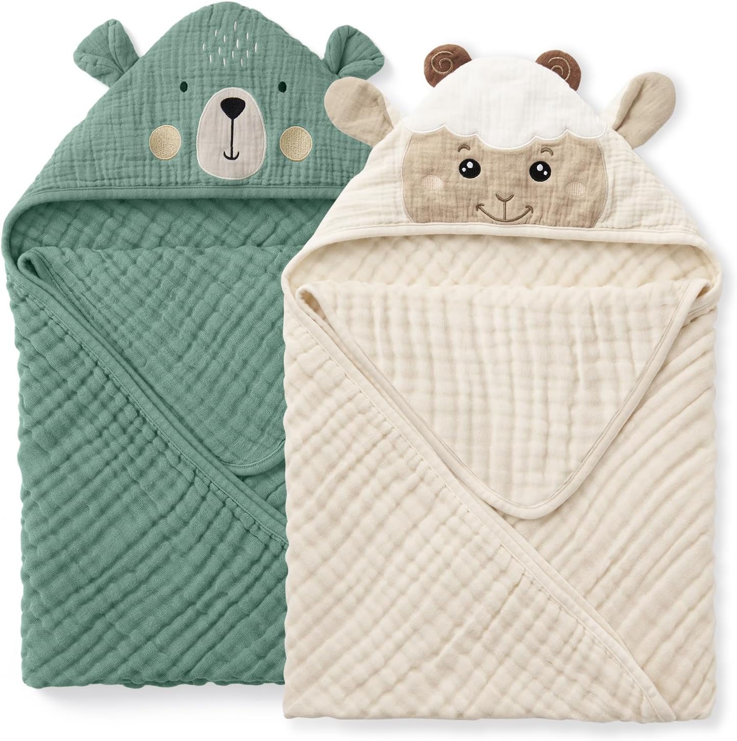 The Blissful Diary Muslin Baby Hooded — WeirdThingsToBuy weird find