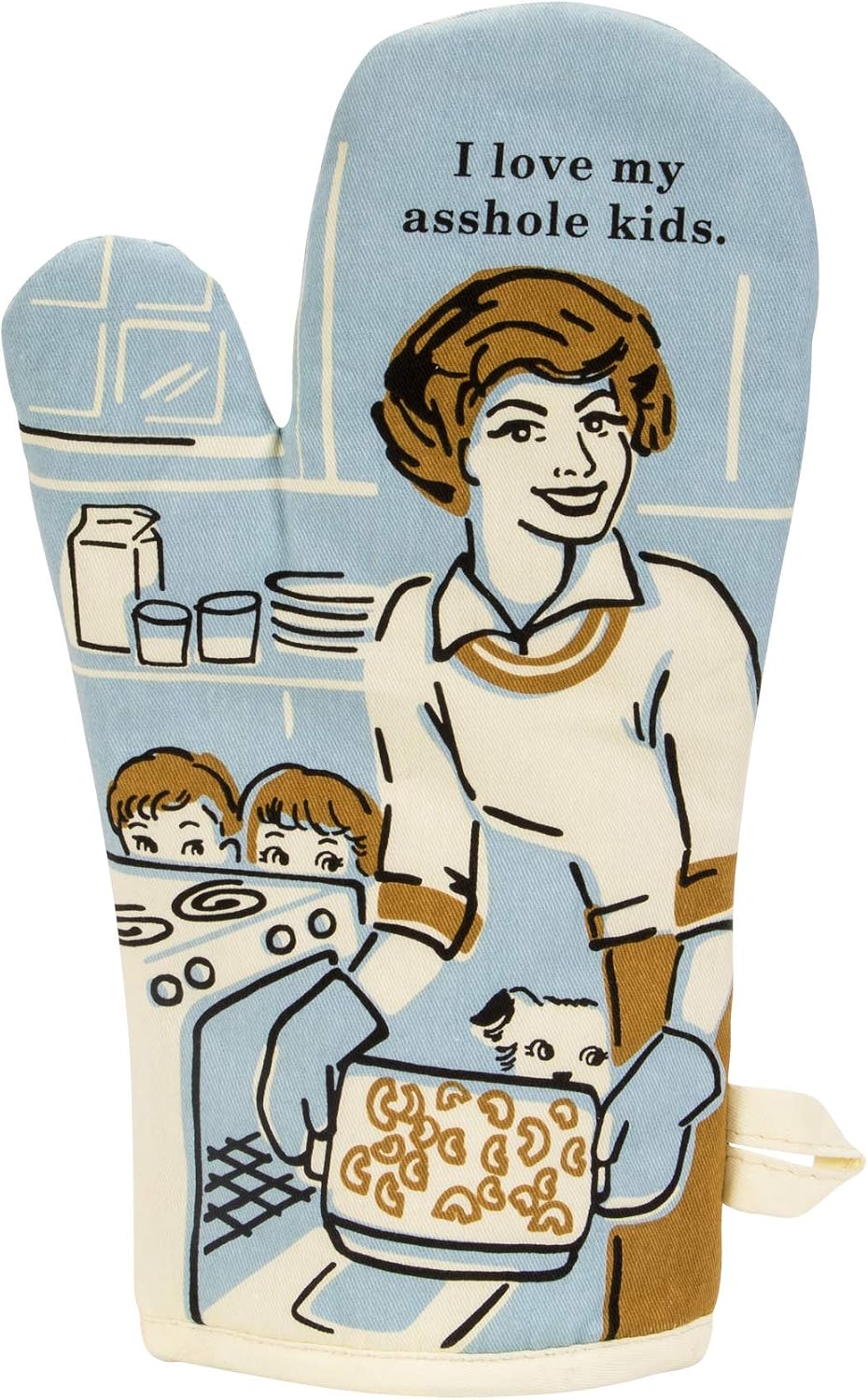 The Blue q Oven Mitts — WeirdThingsToBuy weird find